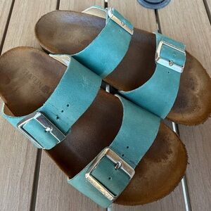 Haflinger Blue Sandals 38